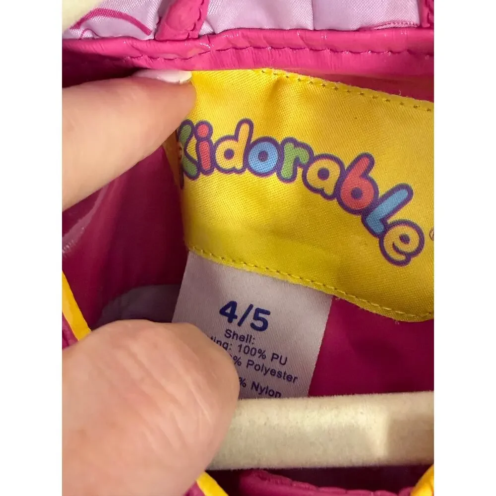 Kidorable‎ Cat Raincoat size 4/5